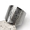 201 Stainless Steel Cuff Rings RJEW-F190-01P-1