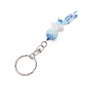 Handmade Glass Seed Beads Pendants Keychain KEYC-MZ00018-3