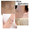 14Pcs 7 Styles Rack Plating Brass Pendants KK-CJ0003-27-7