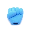 3D TPR Rock Hand Shape Pencil Eraser Caps AJEW-WH0245-11-1