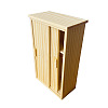 Mini Wood Scale Replica Pull-out Wardrobe PW-WG7B559-01-5