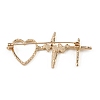 Alloy Brooch Pin for Clothes Backpack JEWB-Q030-28G-2
