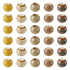 50Pcs 5 Colors Handmade Porcelain Beads PORC-TADJ0001-06B-1