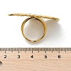 Flower 304 Stainless Steel Paua Shell Finger Rings for Women RJEW-G346-11G-01-5