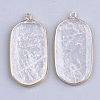 Natural Quartz Crystal Pendants G-S344-18E-2