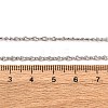 Brass Textured Twisted Chain Necklaces MAK-L045-05P-5