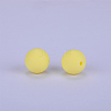 Round Silicone Focal Beads SI-JX0046A-91-5
