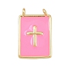 Brass Enamel Pendants KK-L251-01G-B02-1
