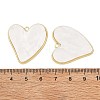Valentine's Day Alloy with Acrylic Pendants AC-E003-11B-G01-3