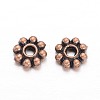 Alloy Daisy Spacer Beads PALLOY-L166-31R-1