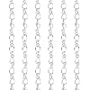 304 Stainless Steel Figaro Chains CHS-CJ0001-02-5