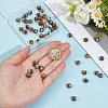 1 Strand Dyed Natural Imperial Jasper Round Beads Strands G-PA0002-57B-3