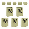 5Pcs Square Paper Jewelry Display Cases CON-TA0001-39A-01-3