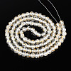Crackle Transparent Glass Beads Strands X1-GLAA-N030-8mm-01J-2
