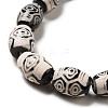 Tibetan Style dZi Beads Strands G-F726-A03-4