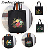 DIY Flower Pattern Tote Bag Embroidery Making Kit DIY-WH0349-21C-5