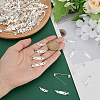 200Pcs 4 Styles Iron Back Bar Pins IFIN-ME0001-21A-3