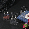 10Pcs L Shaped Acrylic Single Necklace Display Stands NDIS-SC0001-02A-3