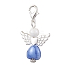 Angel Acrylic & Porcelain Pendant Decorations HJEW-JM02535-3