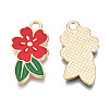 Alloy Enamel Pendants ENAM-Q446-002D-RS-3