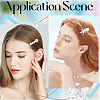 2 Bags 2 Styles Resin & Alloy Alligator Hair Clips AJEW-CY0001-39C-4