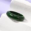 Natural Myanmar Jade Dyed Finger Ring RJEW-C160-01A-3