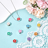 120Pcs 2 Colors UV Plating Acrylic European Beads OACR-PA0001-61-4