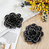 Cloth & Iron Shoe Buckle Clips HJEW-ME00088-01-4