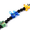 Handmade Lampwork Beads Strands LAMP-N028-08-2