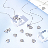 316 Stainless Steel Locket Pendants STAS-UN0055-04-2