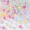 30Pcs Transparent Acrylic Beads TACR-YW0002-35-2