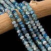 Natural Banded Agate Beads Strands G-D344-A34-06-1