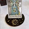 Carved Wooden Tarot Card Stand Holder DIY-WH0355-004-6