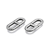201 Stainless Steel Connector Charms STAS-N099-13-3