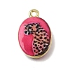 Printed Brass Pendants KK-CBAE379-02G-G-1