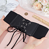 1Pc Imitation Leather Stretch Knot Waist Belts for Women AJEW-CL0002-91B-4