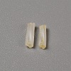 Opaque Colours Glass Twist Bugle Beads GLAA-WH0039-08D-2