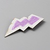 Lightning Bolt Computerized Towel Embroidery Polyester Iron on Patches PATC-WH0012-20D-2