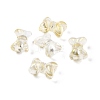 Transparent Spray Painted Glass Beads GLAA-I050-11L-1