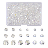 Biyun 300Pcs 9 Style Electroplate Glass Beads Strands EGLA-BY0001-01-14