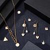 42Pcs 7 Style Brass Charms KK-PH0002-50-2