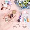 DIY Bubble Tea/Boda Milk Tea Charm Keychain Making Kit DIY-SC0019-18-3