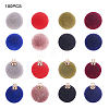 Flocky Acrylic Pendants FIND-T046-33C-4