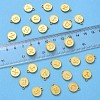 Alloy Pendant Cabochon Settings For Enamel PALLOY-YW0001-10KCG-2