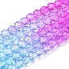 Transparent Glass Beads Strands GLAA-E036-07P-2