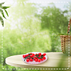 2Pcs Plastic Imitation Cherry Tomato AJEW-SP0004-32-6