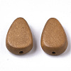 Painted Natural Wood Beads WOOD-R265-04E-2