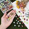 140Pcs 7 Styles Opaque Acrylic Beads SACR-PH0006-09-6