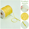 1 Roll 100 Yards Round Nylon Braided Thread NWIR-PH0002-22D-4