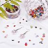 Natural & Synthetic Mixed Gemstone Chips Beads Strands G-NB0001-52-4